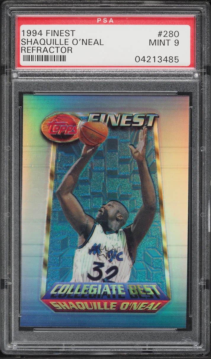 1994 Finest Refractor Shaquille O'Neal #280 PSA 9 MINT