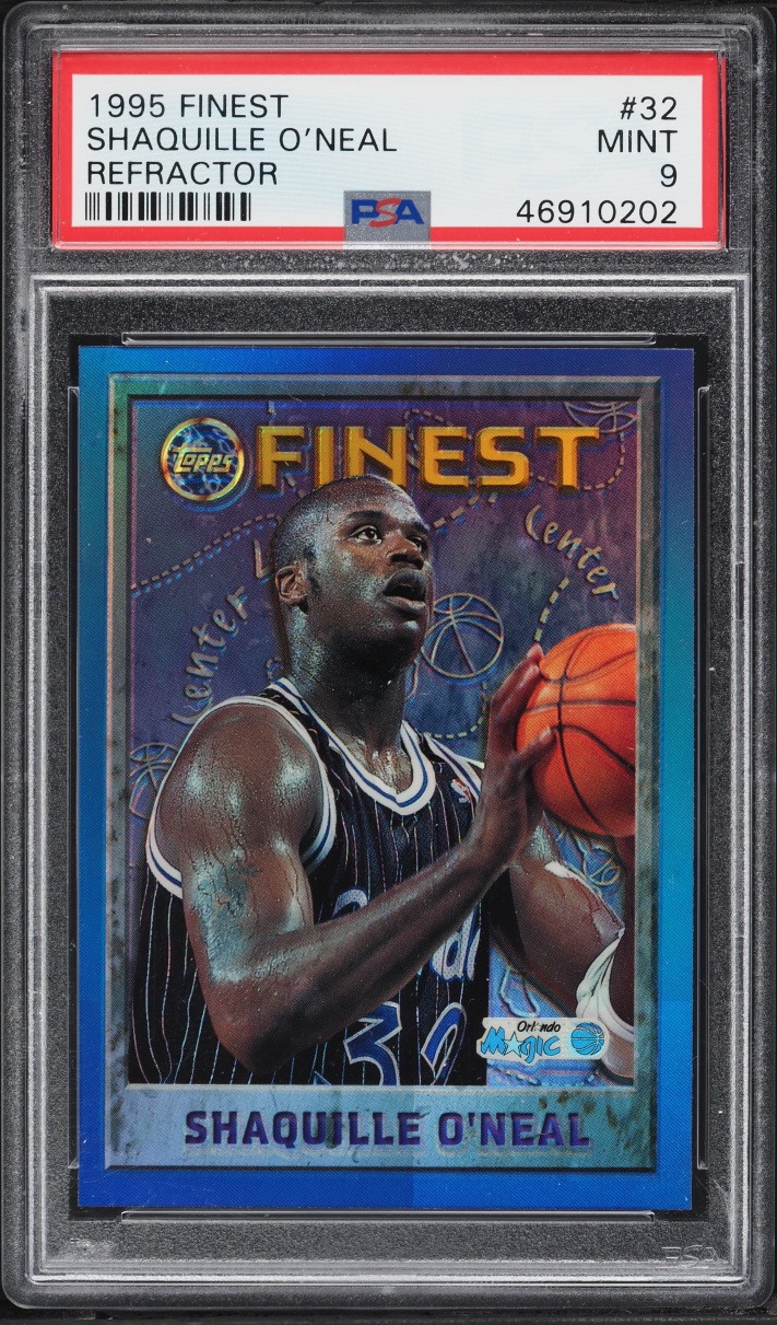 1995 Finest Refractor Shaquille O'Neal #32 PSA 9 MINT