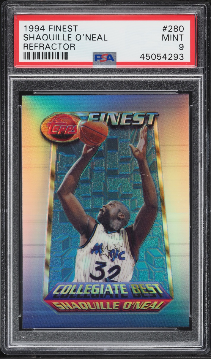 1994 Finest Refractor Shaquille O'Neal #280 PSA 9 MINT