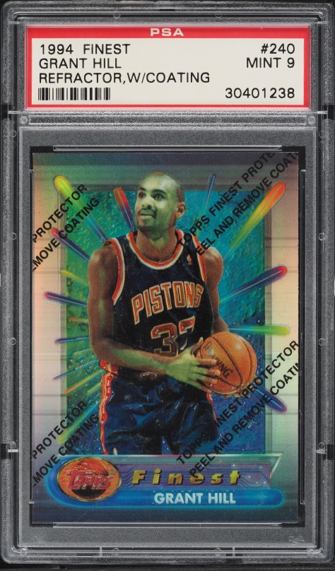 1996 Bowman's Best Refractor Grant Hill ROOKIE #10 PSA 10 GEM MINT