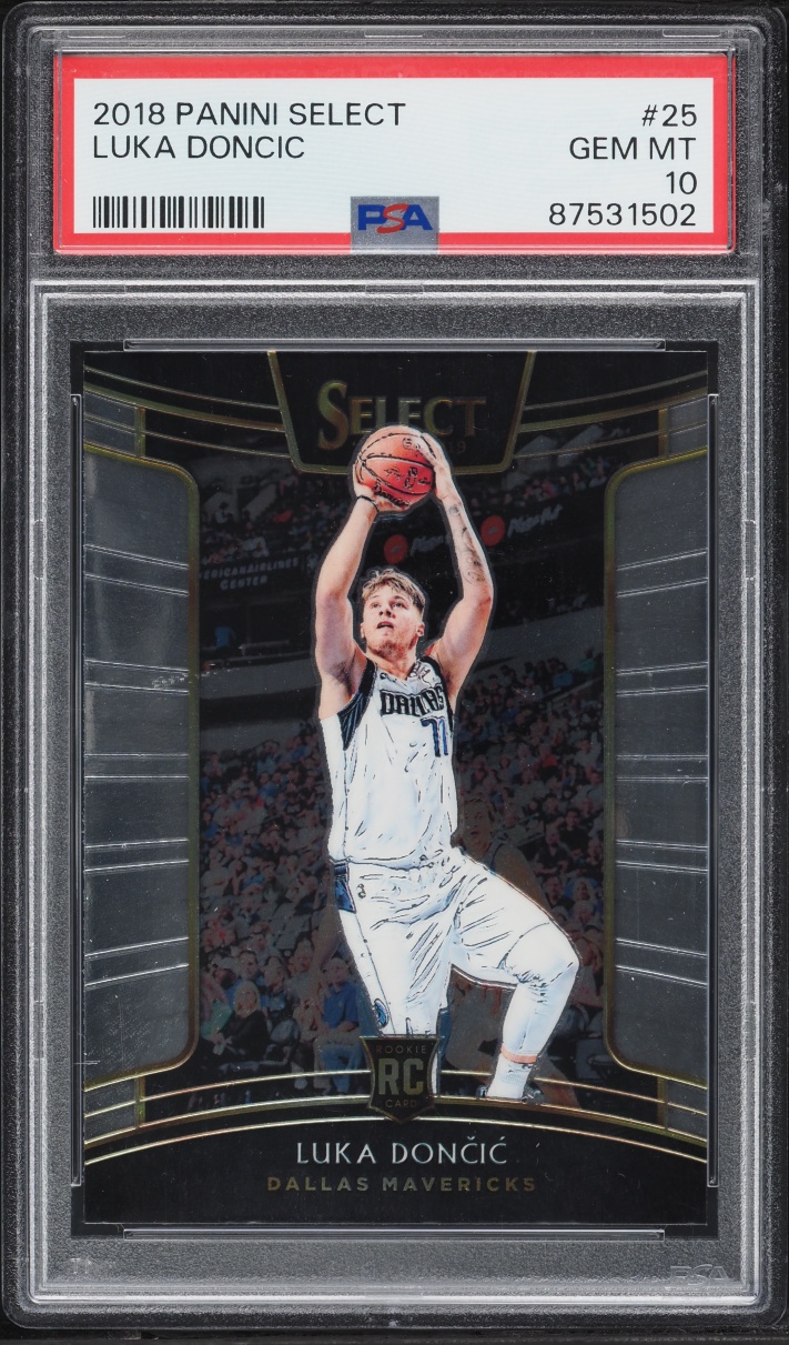 2018 Select Concourse Luka Doncic ROOKIE #25 PSA 10 GEM MINT