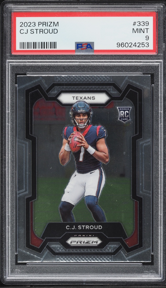 2023 Panini Prizm C.J. Stroud ROOKIE #339 PSA 9 MINT