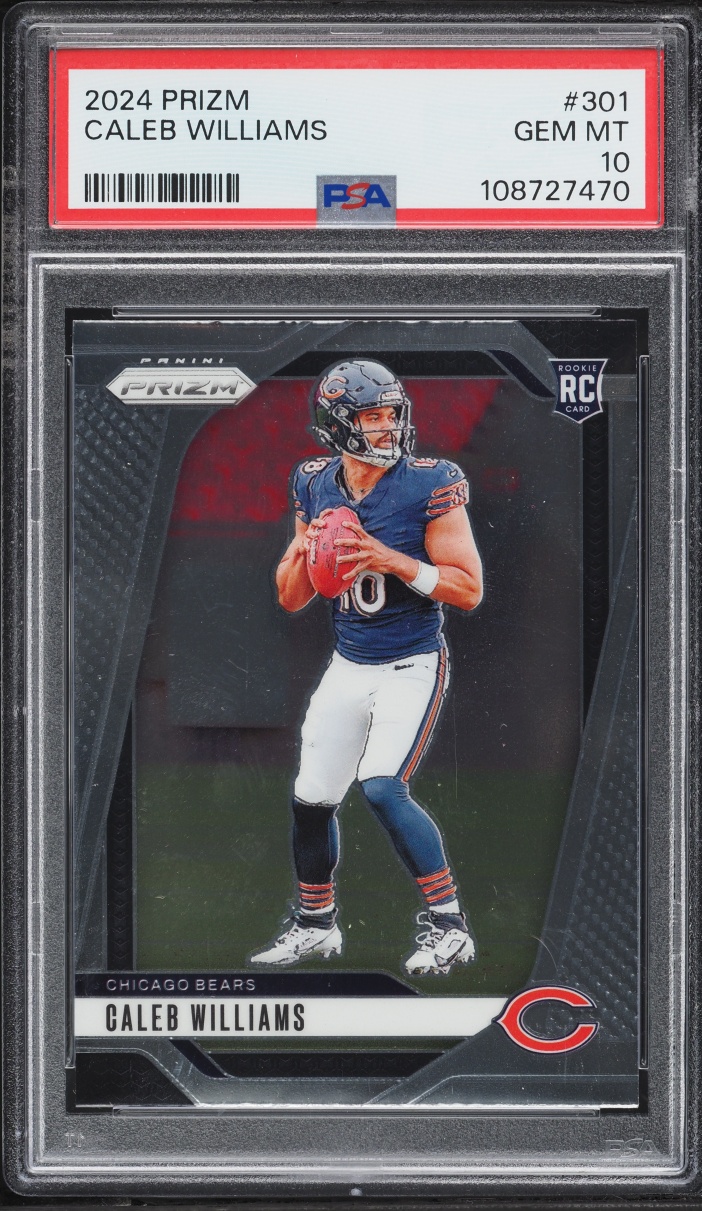 2024 Panini Prizm Caleb Williams ROOKIE #301 PSA 10 GEM MINT