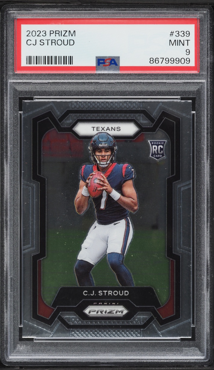 2023 Panini Prizm C.J. Stroud ROOKIE #339 PSA 9 MINT