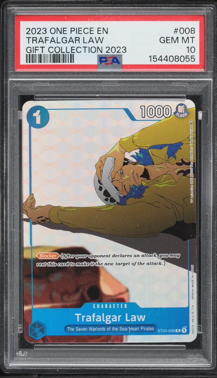 2023 One Piece Gift Collection '23 Alt Art Trafalgar Law #ST03-008 PSA 10 GEM MINT