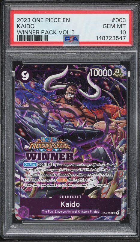 2024 One Piece Championship '24 Celebration Pack SR Alt Art Kaido