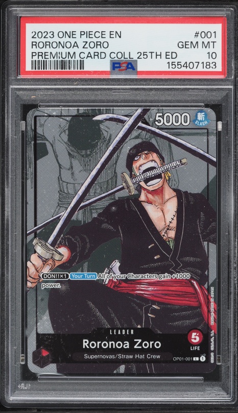 2023 One Piece Premium Collection Film Red SR Roronoa Zoro #ST01