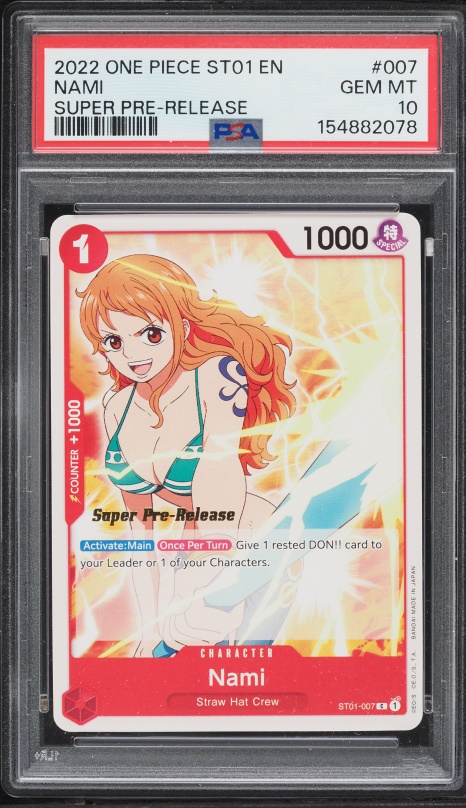 2025 One Piece Japanese 3rd Anniversary Set Nami #054 PSA 10 GEM