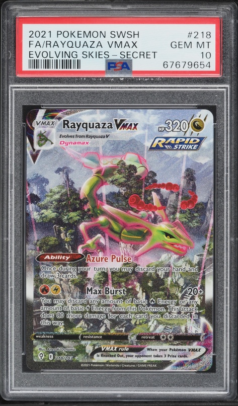 2021 Pokemon Japanese SWSH VMAX Climax Full Art Frosmoth #192 CGC