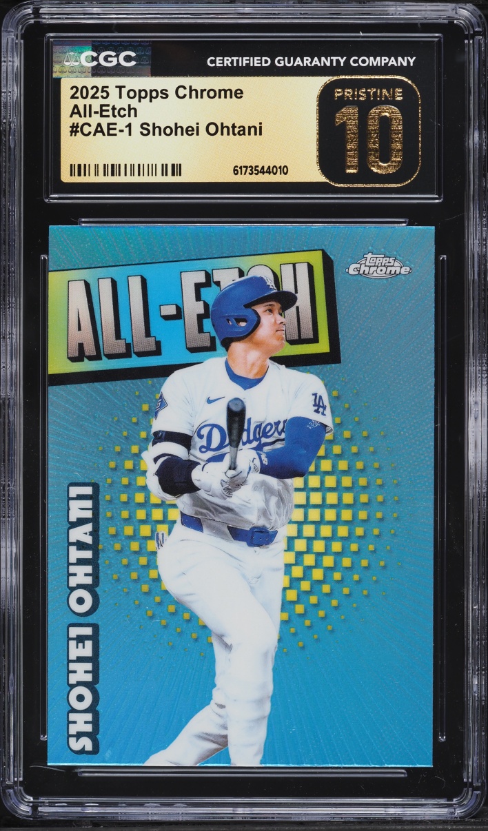 2025 Topps Chrome All-Etch Shohei Ohtani #CAE-1 CGC 10 PRISTINE