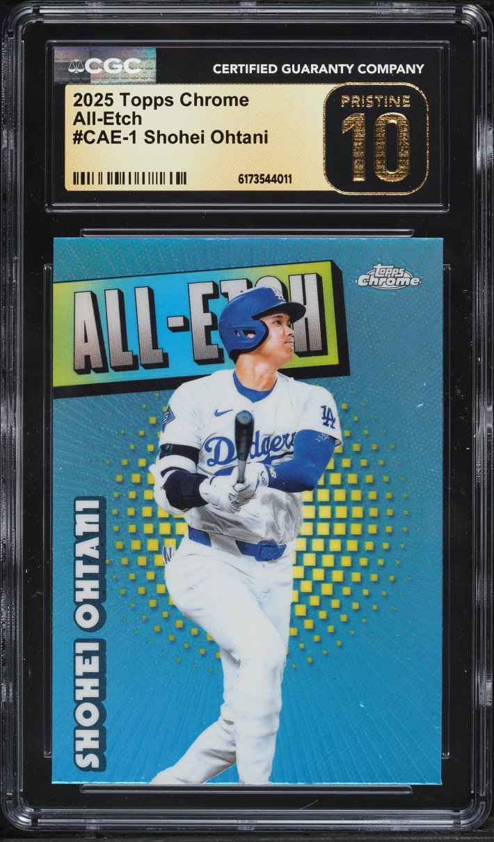 2025 Topps Chrome All-Etch Shohei Ohtani #CAE-1 CGC 10 PRISTINE