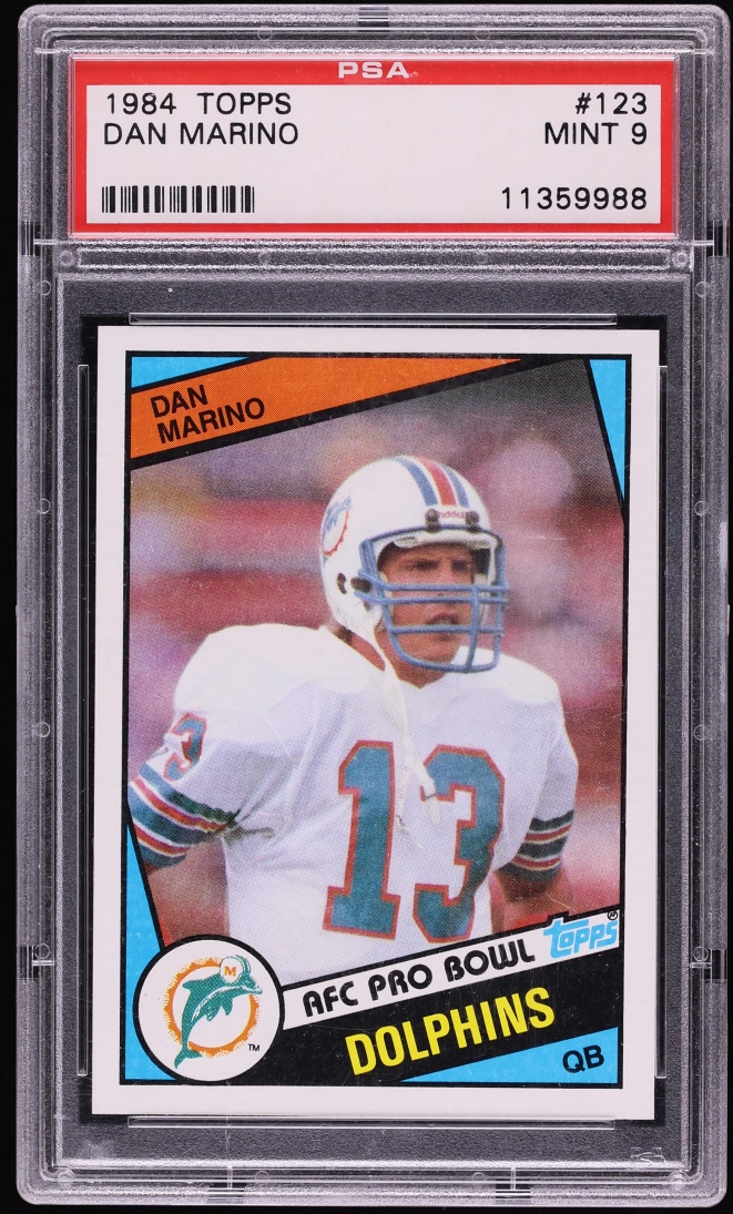 1984 Topps Football Dan Marino ROOKIE #123 PSA 9 MINT