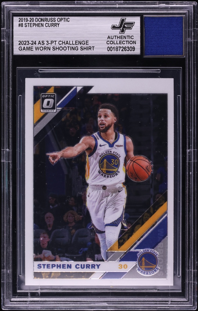 2019 Donruss Optic Stephen Curry PATCH AUTO #8 BGS AUTH