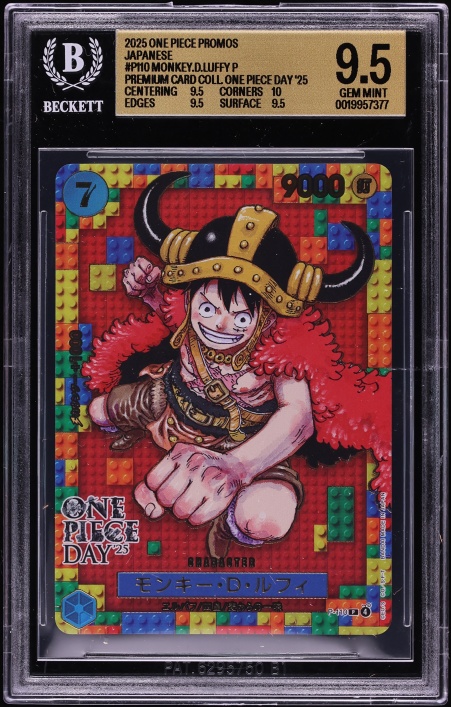 2025 One Piece Japanese Promo 20th Anniversary SR Monkey D. Luffy