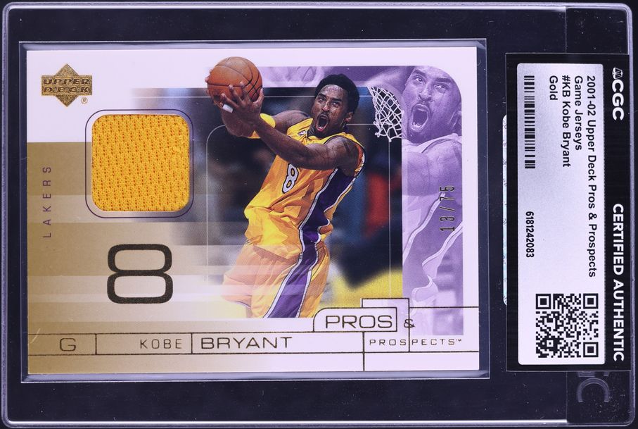 2001 Upper Deck Playmakers Kobe Bryant #39 PSA 9 MINT on Fanatics