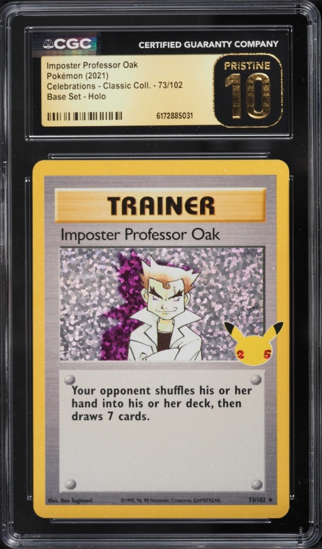professor oak pokemon card price Imposter - Celebrations: Classic Collection [HOLO] Listed cards may have imperfections. Professor Oak's Hint XY Evolutions