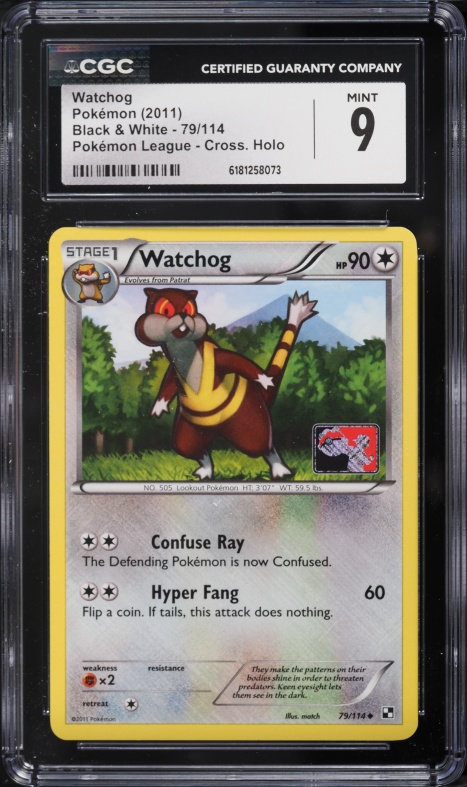 watchog pokemon card (Team Plasma) (112) Plasma Storm discard 1 of them Watchog Card Prices & Value