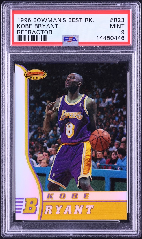 1996 Skybox E-X2000 Credentials Kobe Bryant ROOKIE /499 #30 PSA 9