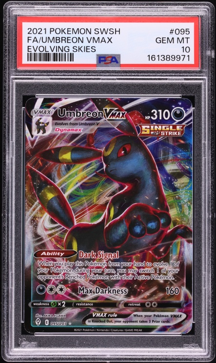 2021 Pokemon Japanese Sword & Shield VMAX Climax Umbreon VMAX #101