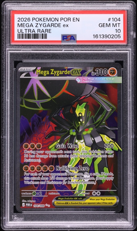 2026 Pokemon Japanese M3-Nullifying Zero SAR Mega Zygarde Ex #113