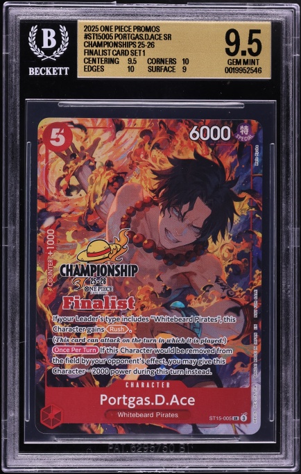 2025 One Piece Championship 25-26 Top Player Pack Finalist Alt Art
