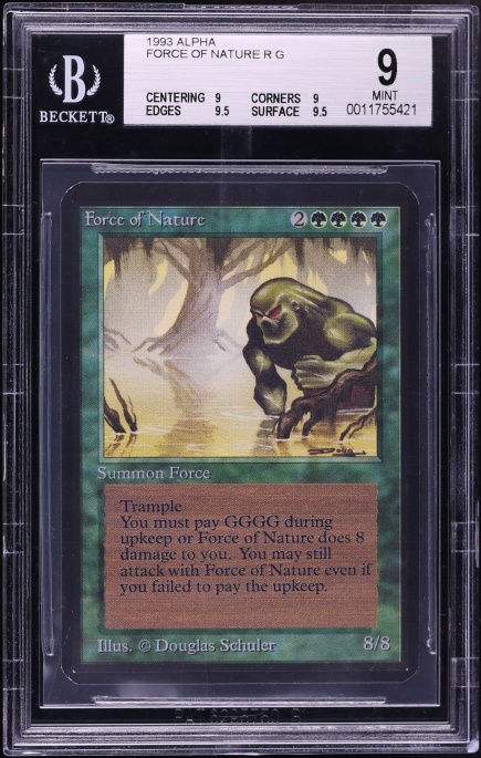 1993 Magic The Gathering MTG Alpha Dual Land Tropical Island PSA