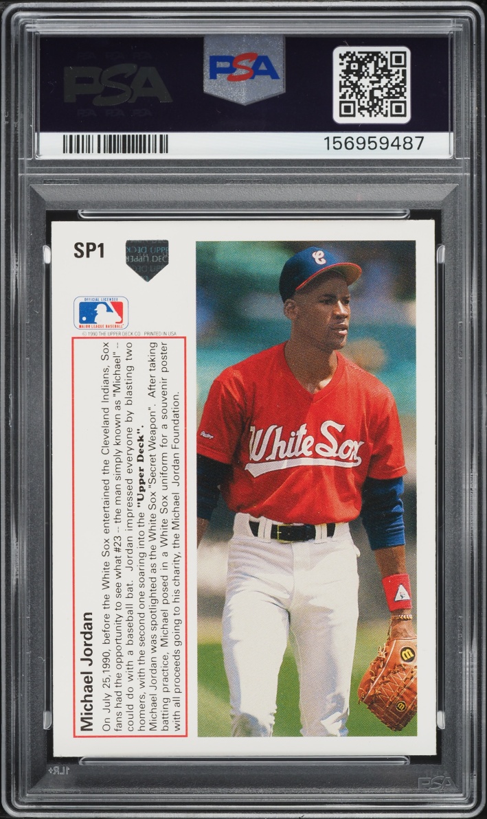 1991 Upper Deck Michael Jordan ROOKIE #SP1 PSA 7 NRMT