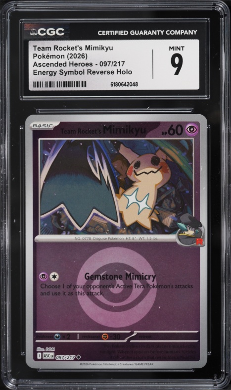 2026 Pokemon Mega Evolution Ascended Heroes IR Team Rocket's