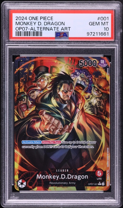2025 One Piece Japanese 3rd Anniversary Set SR Monkey D. Dragon
