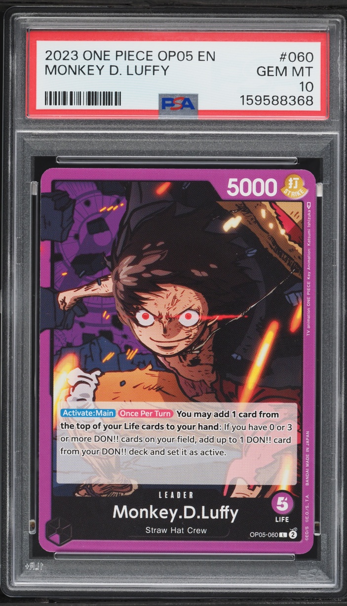 2023 One Piece Awakening Of The New Era Monkey D. Luffy #060 PSA 10 GEM MINT