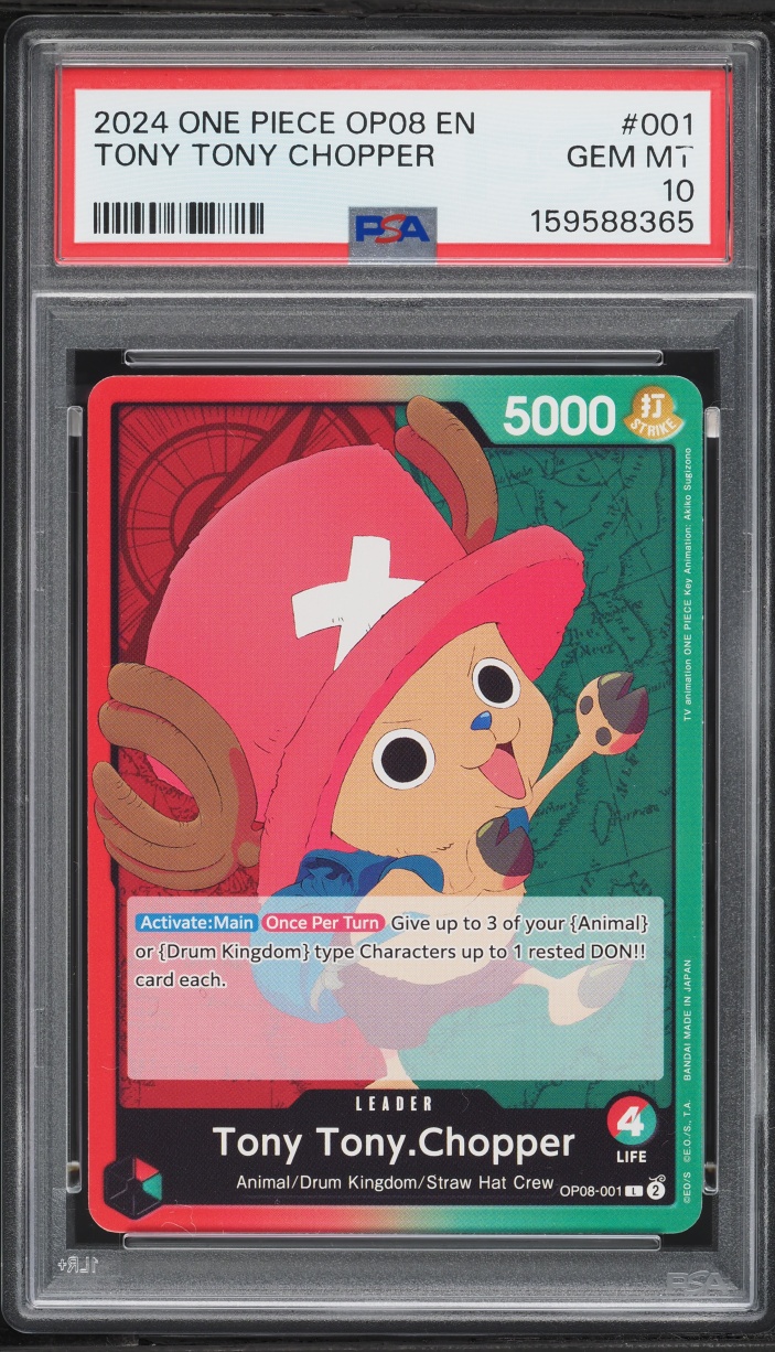 2024 One Piece Two Legends Tony Tony Chopper #001 PSA 10 GEM MINT