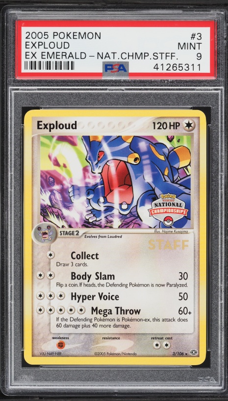 exploud pokemon card ex 92/100 Grail Collectibles AZ Colorless Bass Control Does 30 damage to 1 of your opponents Pokmon 2020 Pokemon Sword & Shield