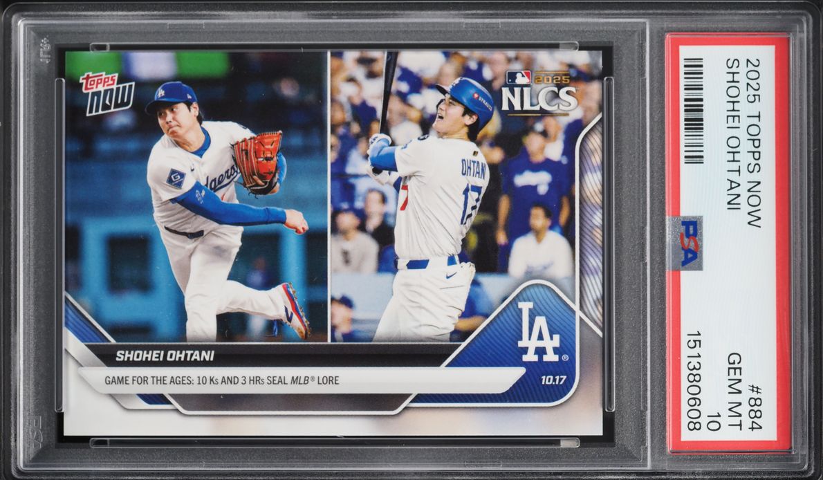 2025 Topps Now Shohei Ohtani #884 PSA 10 GEM MINT
