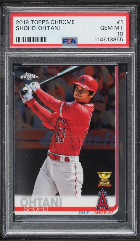 2019 Topps Heritage Chrome Superfractor Shohei Ohtani 1/1 #THC-430