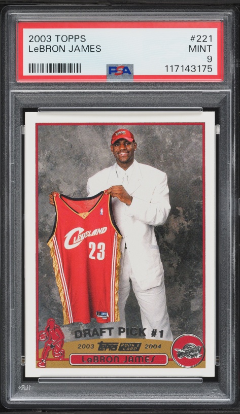lebron james first edition card 2003 Upper Deck GOLD SP PHENOMENAL BEGINNING Rookie PGI 10#14 : Collectibles & Fine Art 04 Topps #221 Rookie Card is ready to help you display your Cleveland Cavaliers fandom JUST IN: LeBron James' FIRST
