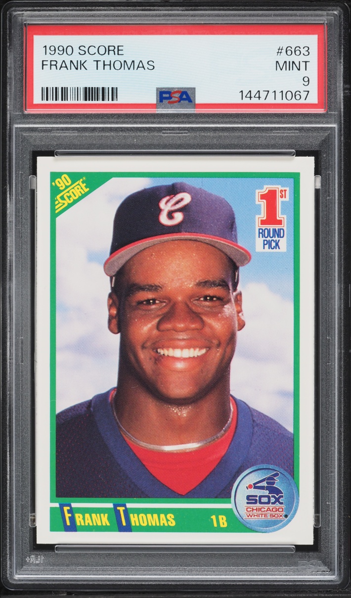 1990 Score Frank Thomas ROOKIE #663 PSA 9 MINT