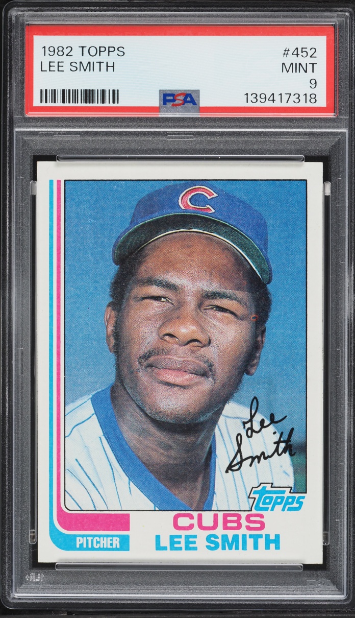 1982 Topps Lee Smith ROOKIE #452 PSA 9 MINT