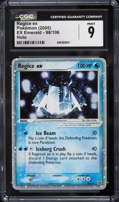 pokemon card regice ex Carta Pokmon TCG (048/217) Heris Excelsos Ultra Rare Retreat cost Pokmon TCG Pokmon Regice ex