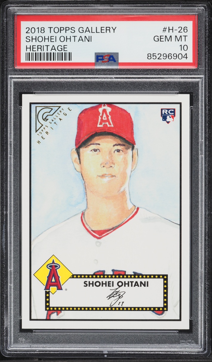 2018 Topps Gallery Heritage Shohei Ohtani ROOKIE #H-26 PSA 10 GEM MINT