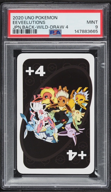 ポケモンカードゲーム Uno Black Draw 4 Eeveelutions PSA10 2020 Pokemon Japanese Uno Back Wild Draw 4 Eeveelutions PSA 10 GEM