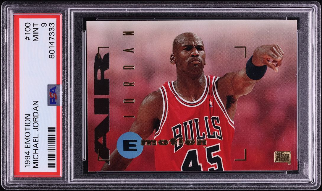 1994 Skybox Emotion Michael Jordan #100 PSA 9 MINT