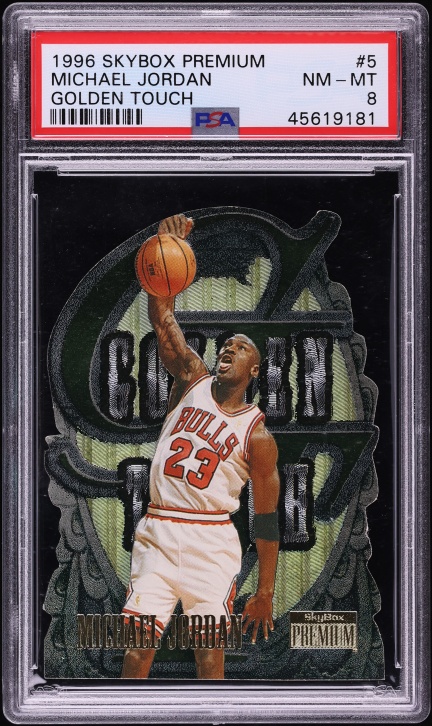 1996 Ultra Full Court Trap Michael Jordan #1 PSA 8 NM-MT on