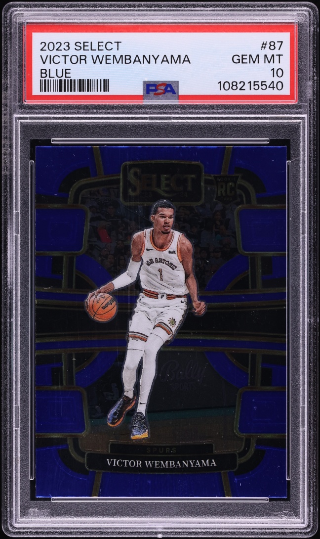 2023 Select Concourse Blue Victor Wembanyama ROOKIE #87 PSA 10 GEM MINT