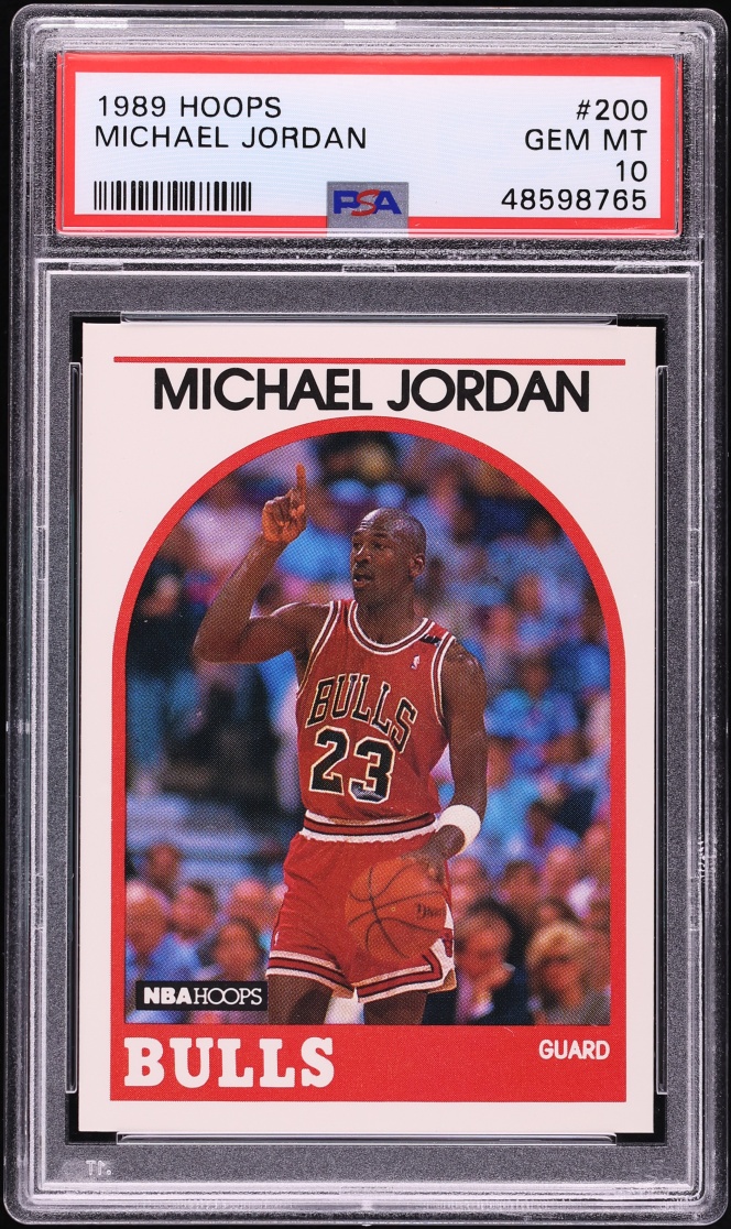 1989 Hoops Michael Jordan #200 PSA 10 GEM MINT