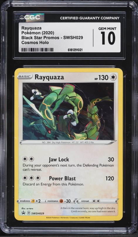 2005 Pokemon EX Emerald Holo Rayquaza #9 CGC 10 GEM MINT on