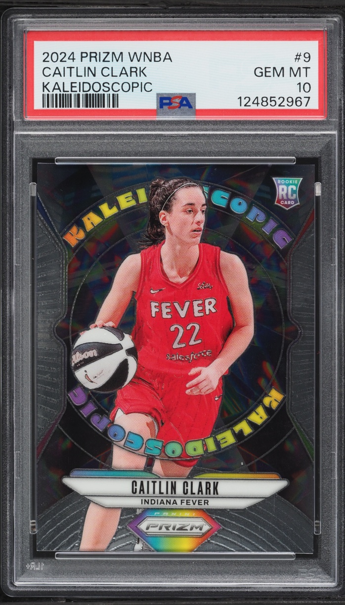 2024 Panini Prizm WNBA Kaleidoscopic Caitlin Clark ROOKIE #9 PSA 10 GEM MINT