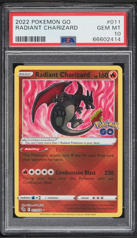 radiant charizard card pokemon go value Radiant Charizard 20/159 Holo Crown Zenith TCG9 Pokemon Card  THE CARD SPOT PTY LTD Colorless Rule Radiant Charizard #11 Prices |