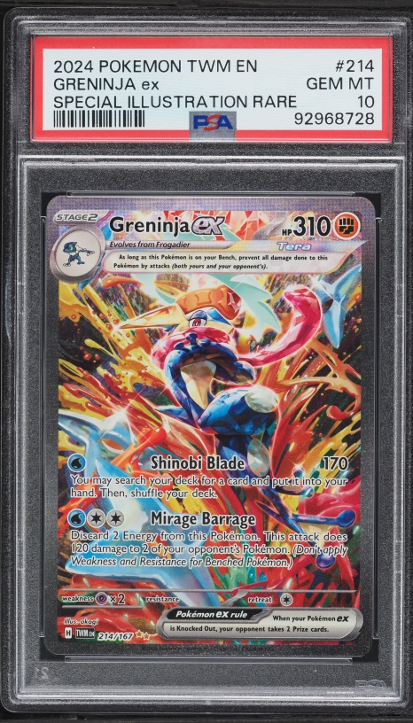 2024 Pokemon SV Black Star Promo Special Illustration Greninja ex