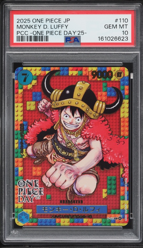 2025 One Piece Japanese Promo Monkey D. Luffy #P-106 CGC 10