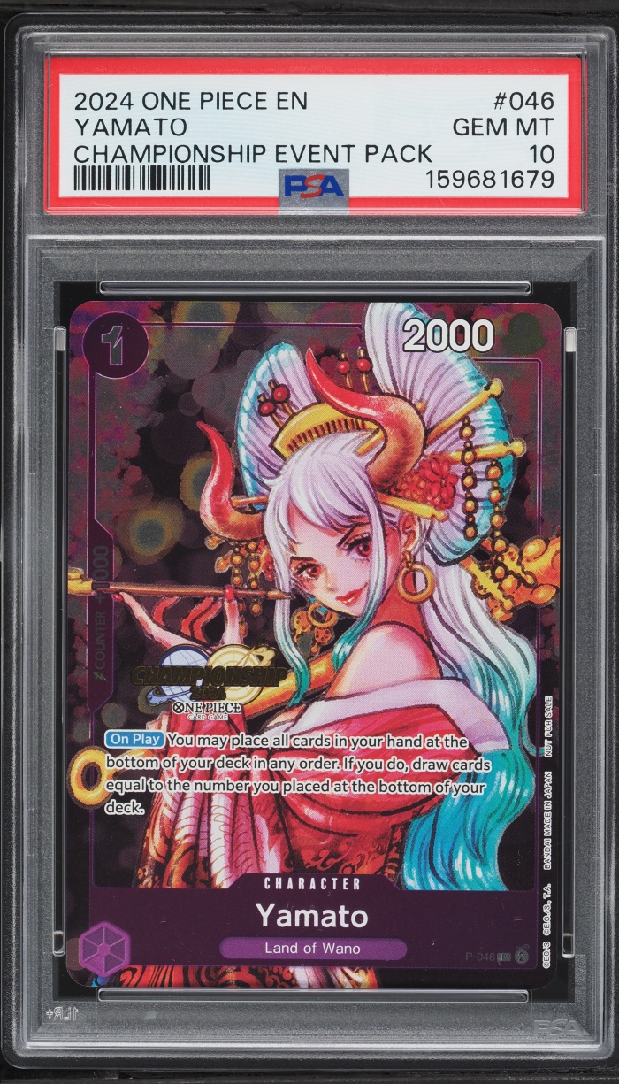 2024 One Piece Promo Championship Event Pack Alt Art Yamato #P-046